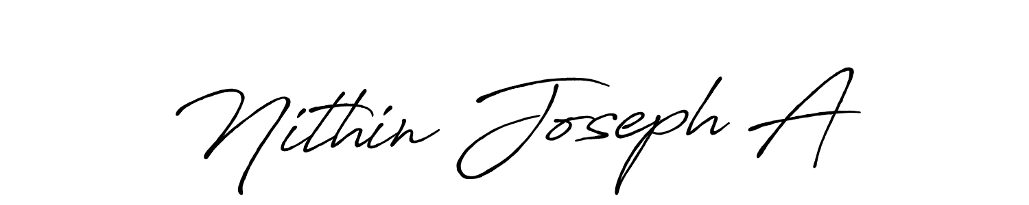 Best and Professional Signature Style for Nithin Joseph A. Antro_Vectra_Bolder Best Signature Style Collection. Nithin Joseph A signature style 7 images and pictures png