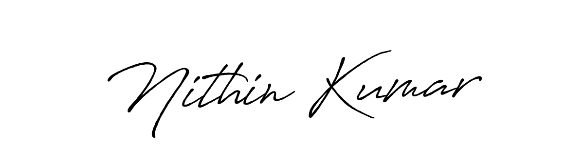 Make a beautiful signature design for name Nithin Kumar. Use this online signature maker to create a handwritten signature for free. Nithin Kumar signature style 7 images and pictures png