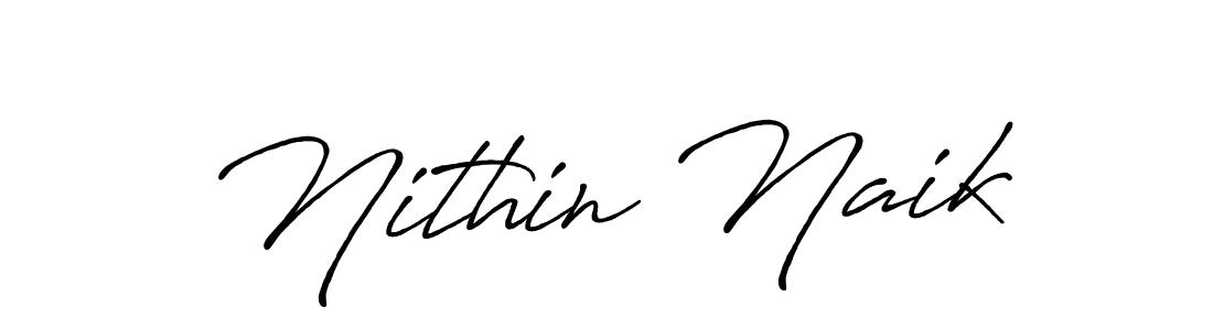 You can use this online signature creator to create a handwritten signature for the name Nithin Naik. This is the best online autograph maker. Nithin Naik signature style 7 images and pictures png