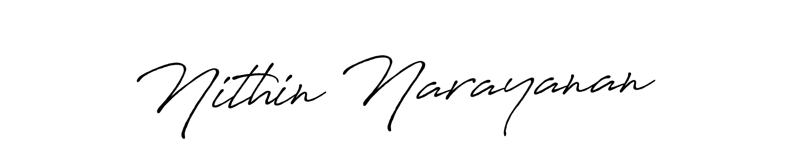 if you are searching for the best signature style for your name Nithin Narayanan. so please give up your signature search. here we have designed multiple signature styles  using Antro_Vectra_Bolder. Nithin Narayanan signature style 7 images and pictures png