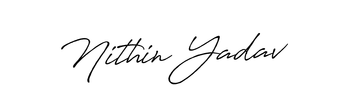 You can use this online signature creator to create a handwritten signature for the name Nithin Yadav. This is the best online autograph maker. Nithin Yadav signature style 7 images and pictures png