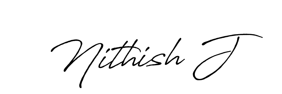 Antro_Vectra_Bolder is a professional signature style that is perfect for those who want to add a touch of class to their signature. It is also a great choice for those who want to make their signature more unique. Get Nithish J name to fancy signature for free. Nithish J signature style 7 images and pictures png