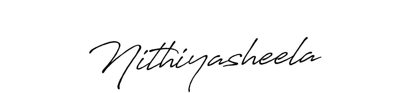 Make a beautiful signature design for name Nithiyasheela. Use this online signature maker to create a handwritten signature for free. Nithiyasheela signature style 7 images and pictures png