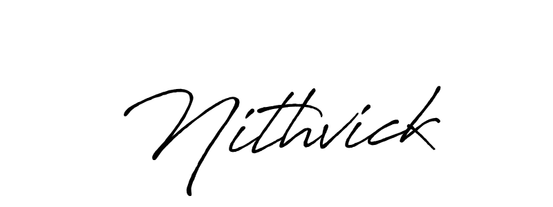 Make a short Nithvick signature style. Manage your documents anywhere anytime using Antro_Vectra_Bolder. Create and add eSignatures, submit forms, share and send files easily. Nithvick signature style 7 images and pictures png