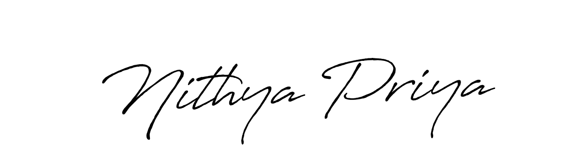 Once you've used our free online signature maker to create your best signature Antro_Vectra_Bolder style, it's time to enjoy all of the benefits that Nithya Priya name signing documents. Nithya Priya signature style 7 images and pictures png