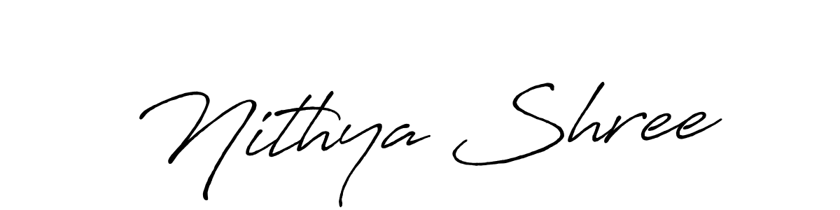 It looks lik you need a new signature style for name Nithya Shree. Design unique handwritten (Antro_Vectra_Bolder) signature with our free signature maker in just a few clicks. Nithya Shree signature style 7 images and pictures png