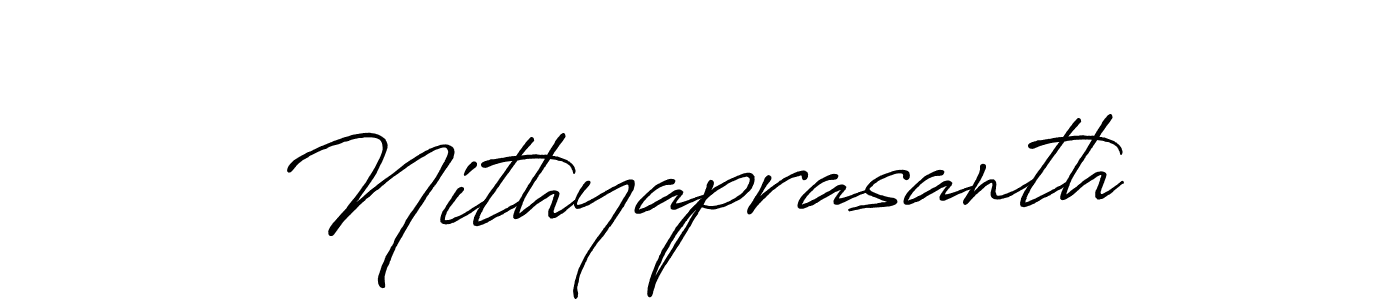 Also we have Nithyaprasanth name is the best signature style. Create professional handwritten signature collection using Antro_Vectra_Bolder autograph style. Nithyaprasanth signature style 7 images and pictures png