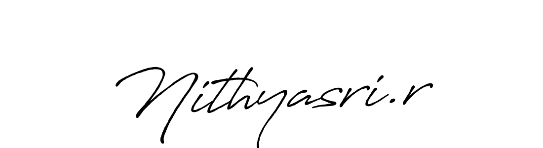 Antro_Vectra_Bolder is a professional signature style that is perfect for those who want to add a touch of class to their signature. It is also a great choice for those who want to make their signature more unique. Get Nithyasri.r name to fancy signature for free. Nithyasri.r signature style 7 images and pictures png