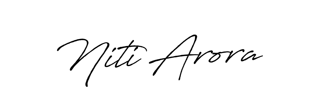 Once you've used our free online signature maker to create your best signature Antro_Vectra_Bolder style, it's time to enjoy all of the benefits that Niti Arora name signing documents. Niti Arora signature style 7 images and pictures png