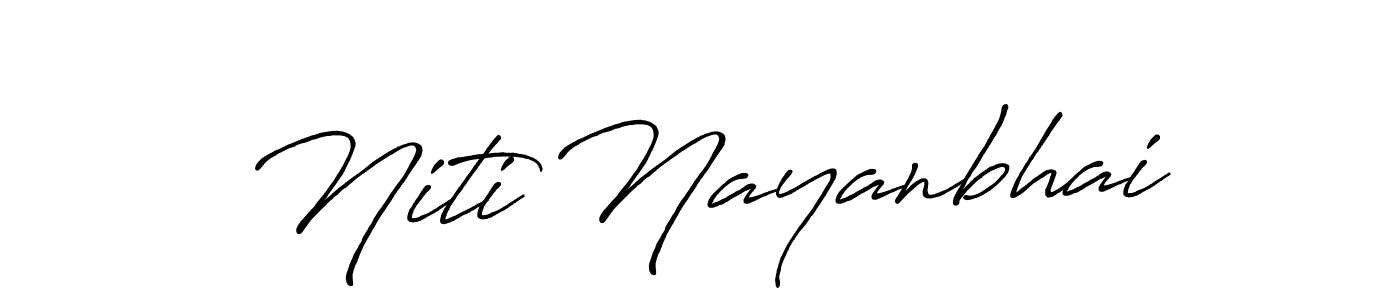 Once you've used our free online signature maker to create your best signature Antro_Vectra_Bolder style, it's time to enjoy all of the benefits that Niti Nayanbhai name signing documents. Niti Nayanbhai signature style 7 images and pictures png