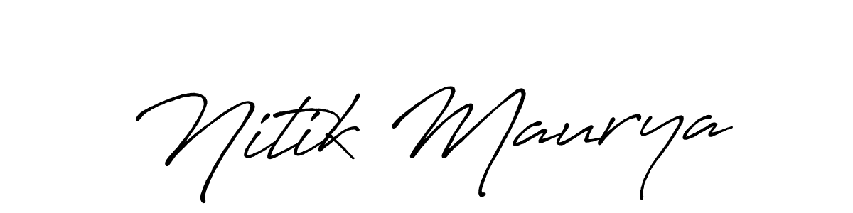 Best and Professional Signature Style for Nitik Maurya. Antro_Vectra_Bolder Best Signature Style Collection. Nitik Maurya signature style 7 images and pictures png
