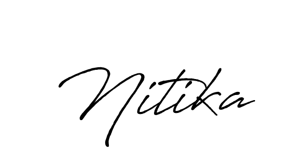 Similarly Antro_Vectra_Bolder is the best handwritten signature design. Signature creator online .You can use it as an online autograph creator for name Nitika. Nitika signature style 7 images and pictures png