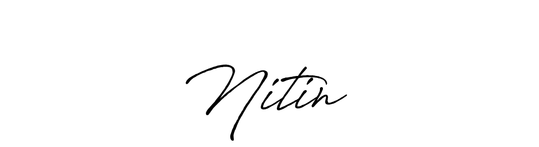This is the best signature style for the Nitin❤️ name. Also you like these signature font (Antro_Vectra_Bolder). Mix name signature. Nitin❤️ signature style 7 images and pictures png