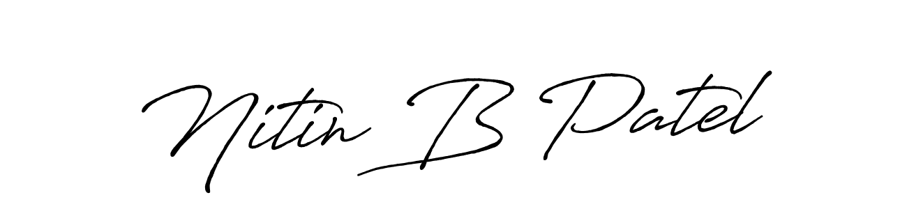 Make a beautiful signature design for name Nitin B Patel. Use this online signature maker to create a handwritten signature for free. Nitin B Patel signature style 7 images and pictures png