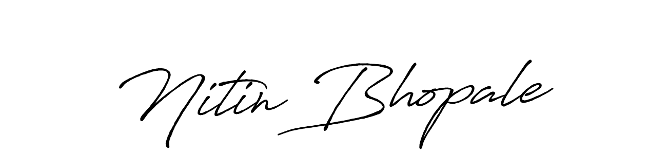 Make a beautiful signature design for name Nitin Bhopale. Use this online signature maker to create a handwritten signature for free. Nitin Bhopale signature style 7 images and pictures png