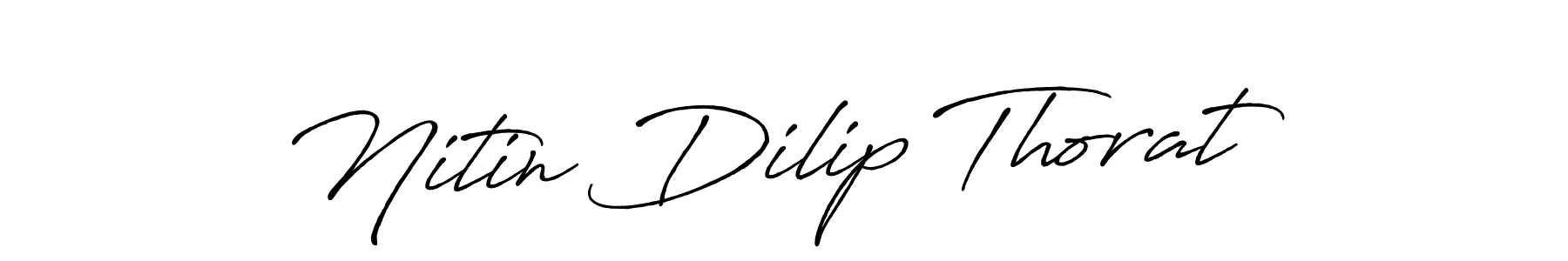 Make a beautiful signature design for name Nitin Dilip Thorat. With this signature (Antro_Vectra_Bolder) style, you can create a handwritten signature for free. Nitin Dilip Thorat signature style 7 images and pictures png