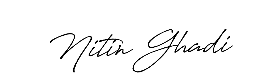 You should practise on your own different ways (Antro_Vectra_Bolder) to write your name (Nitin Ghadi) in signature. don't let someone else do it for you. Nitin Ghadi signature style 7 images and pictures png