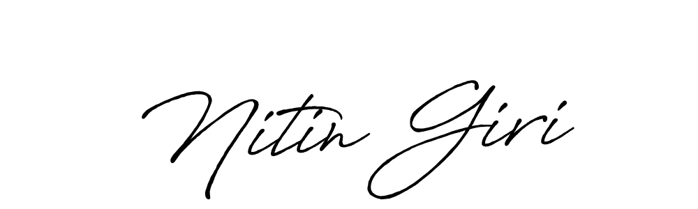 Antro_Vectra_Bolder is a professional signature style that is perfect for those who want to add a touch of class to their signature. It is also a great choice for those who want to make their signature more unique. Get Nitin Giri name to fancy signature for free. Nitin Giri signature style 7 images and pictures png