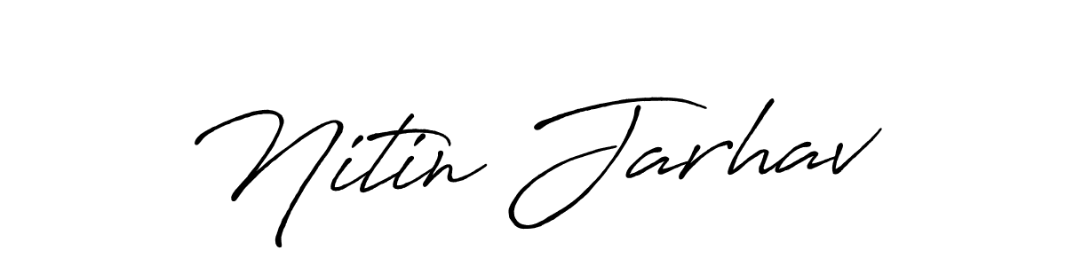 How to make Nitin Jarhav signature? Antro_Vectra_Bolder is a professional autograph style. Create handwritten signature for Nitin Jarhav name. Nitin Jarhav signature style 7 images and pictures png