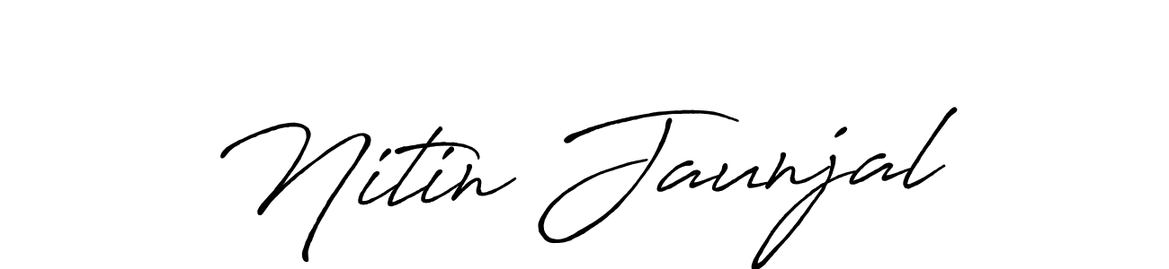 Make a beautiful signature design for name Nitin Jaunjal. Use this online signature maker to create a handwritten signature for free. Nitin Jaunjal signature style 7 images and pictures png