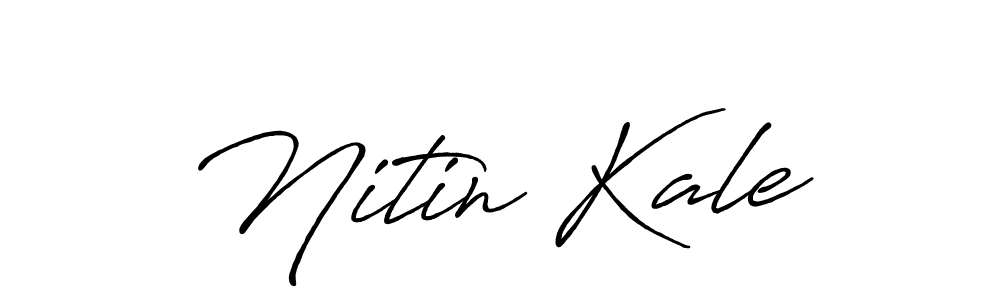 Use a signature maker to create a handwritten signature online. With this signature software, you can design (Antro_Vectra_Bolder) your own signature for name Nitin Kale. Nitin Kale signature style 7 images and pictures png