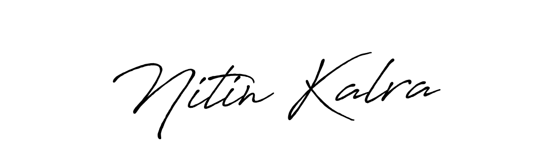 Antro_Vectra_Bolder is a professional signature style that is perfect for those who want to add a touch of class to their signature. It is also a great choice for those who want to make their signature more unique. Get Nitin Kalra name to fancy signature for free. Nitin Kalra signature style 7 images and pictures png