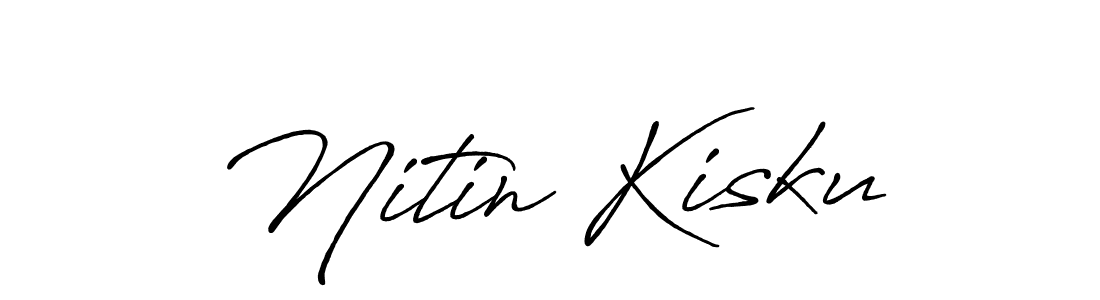 How to Draw Nitin Kisku signature style? Antro_Vectra_Bolder is a latest design signature styles for name Nitin Kisku. Nitin Kisku signature style 7 images and pictures png