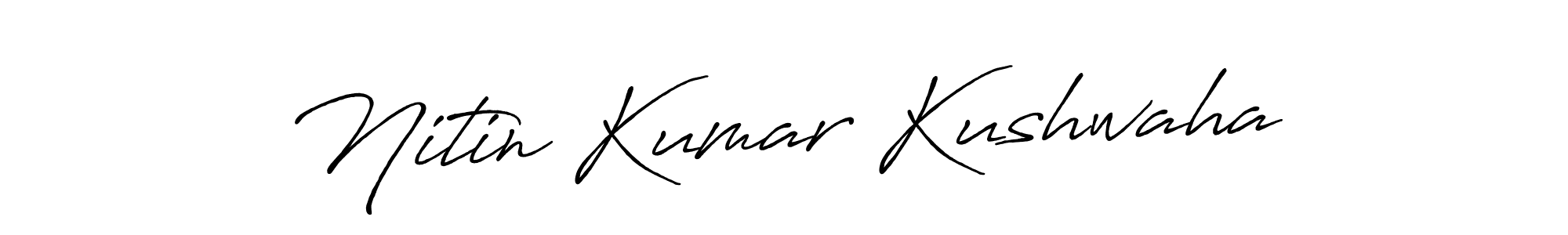 Nitin Kumar Kushwaha stylish signature style. Best Handwritten Sign (Antro_Vectra_Bolder) for my name. Handwritten Signature Collection Ideas for my name Nitin Kumar Kushwaha. Nitin Kumar Kushwaha signature style 7 images and pictures png