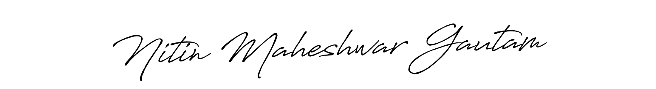 How to Draw Nitin Maheshwar Gautam signature style? Antro_Vectra_Bolder is a latest design signature styles for name Nitin Maheshwar Gautam. Nitin Maheshwar Gautam signature style 7 images and pictures png