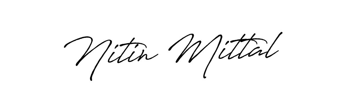 Make a beautiful signature design for name Nitin Mittal. Use this online signature maker to create a handwritten signature for free. Nitin Mittal signature style 7 images and pictures png