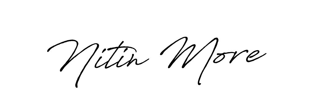 Here are the top 10 professional signature styles for the name Nitin More. These are the best autograph styles you can use for your name. Nitin More signature style 7 images and pictures png