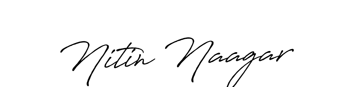How to Draw Nitin Naagar signature style? Antro_Vectra_Bolder is a latest design signature styles for name Nitin Naagar. Nitin Naagar signature style 7 images and pictures png