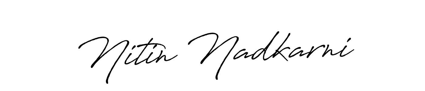 It looks lik you need a new signature style for name Nitin Nadkarni. Design unique handwritten (Antro_Vectra_Bolder) signature with our free signature maker in just a few clicks. Nitin Nadkarni signature style 7 images and pictures png