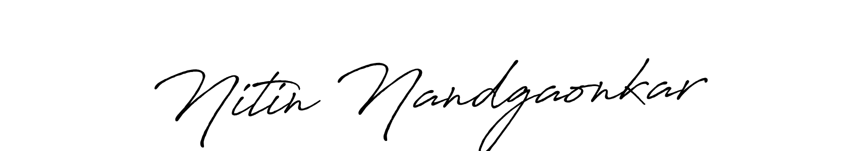 Also You can easily find your signature by using the search form. We will create Nitin Nandgaonkar name handwritten signature images for you free of cost using Antro_Vectra_Bolder sign style. Nitin Nandgaonkar signature style 7 images and pictures png