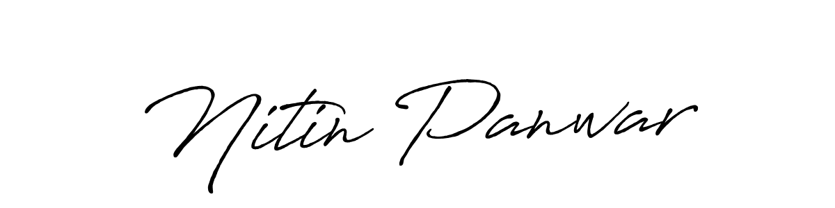 It looks lik you need a new signature style for name Nitin Panwar. Design unique handwritten (Antro_Vectra_Bolder) signature with our free signature maker in just a few clicks. Nitin Panwar signature style 7 images and pictures png