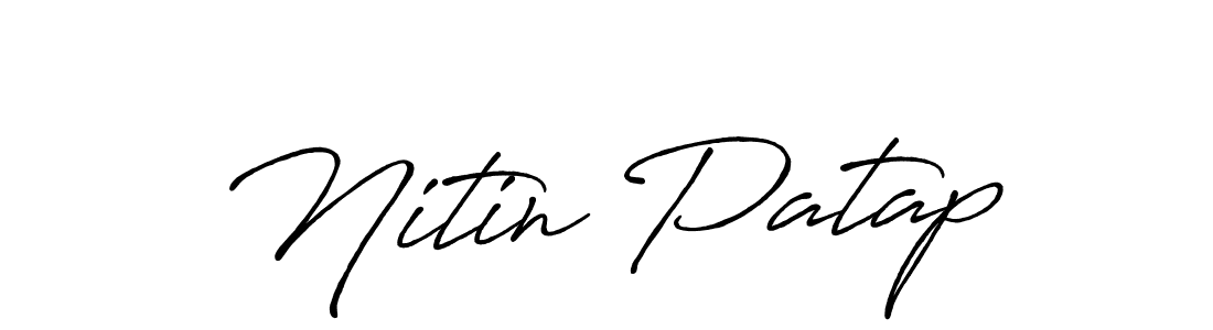 Once you've used our free online signature maker to create your best signature Antro_Vectra_Bolder style, it's time to enjoy all of the benefits that Nitin Patap name signing documents. Nitin Patap signature style 7 images and pictures png