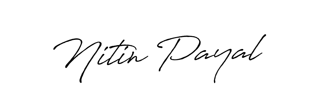 Also You can easily find your signature by using the search form. We will create Nitin Payal name handwritten signature images for you free of cost using Antro_Vectra_Bolder sign style. Nitin Payal signature style 7 images and pictures png