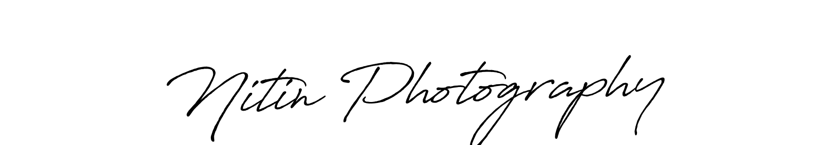 if you are searching for the best signature style for your name Nitin Photography. so please give up your signature search. here we have designed multiple signature styles  using Antro_Vectra_Bolder. Nitin Photography signature style 7 images and pictures png