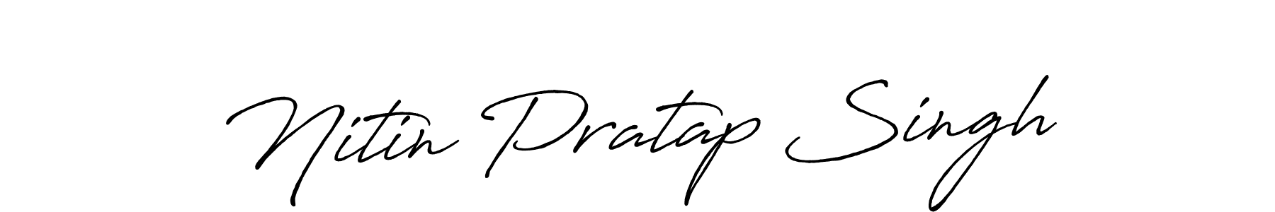 Use a signature maker to create a handwritten signature online. With this signature software, you can design (Antro_Vectra_Bolder) your own signature for name Nitin Pratap Singh. Nitin Pratap Singh signature style 7 images and pictures png