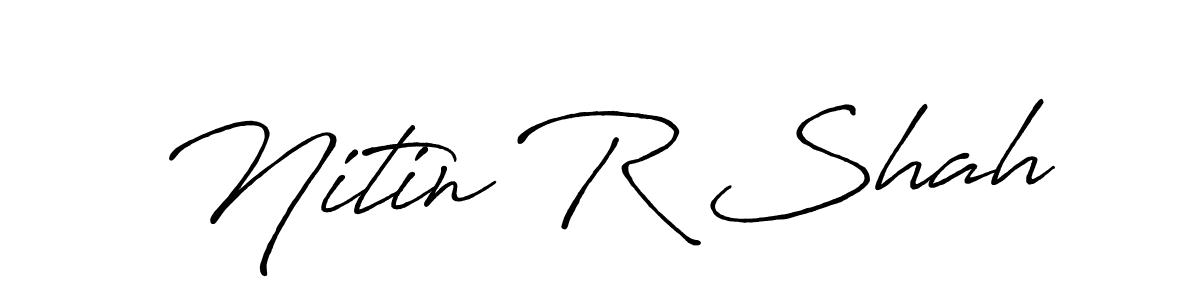 The best way (Antro_Vectra_Bolder) to make a short signature is to pick only two or three words in your name. The name Nitin R Shah include a total of six letters. For converting this name. Nitin R Shah signature style 7 images and pictures png
