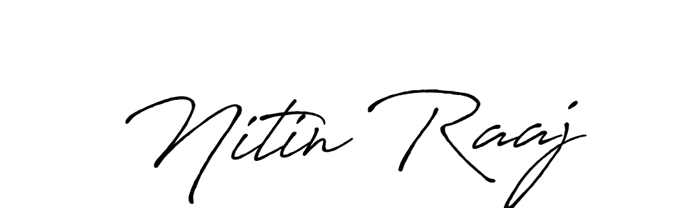You should practise on your own different ways (Antro_Vectra_Bolder) to write your name (Nitin Raaj) in signature. don't let someone else do it for you. Nitin Raaj signature style 7 images and pictures png