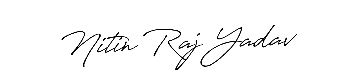 You should practise on your own different ways (Antro_Vectra_Bolder) to write your name (Nitin Raj Yadav) in signature. don't let someone else do it for you. Nitin Raj Yadav signature style 7 images and pictures png