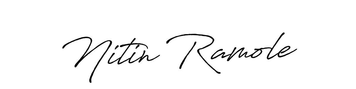 How to Draw Nitin Ramole signature style? Antro_Vectra_Bolder is a latest design signature styles for name Nitin Ramole. Nitin Ramole signature style 7 images and pictures png