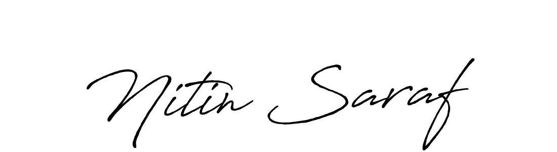 The best way (Antro_Vectra_Bolder) to make a short signature is to pick only two or three words in your name. The name Nitin Saraf include a total of six letters. For converting this name. Nitin Saraf signature style 7 images and pictures png