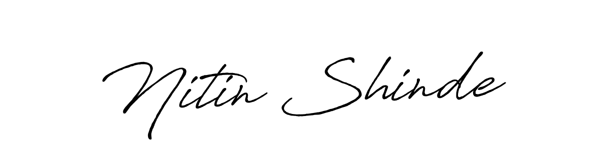 The best way (Antro_Vectra_Bolder) to make a short signature is to pick only two or three words in your name. The name Nitin Shinde include a total of six letters. For converting this name. Nitin Shinde signature style 7 images and pictures png