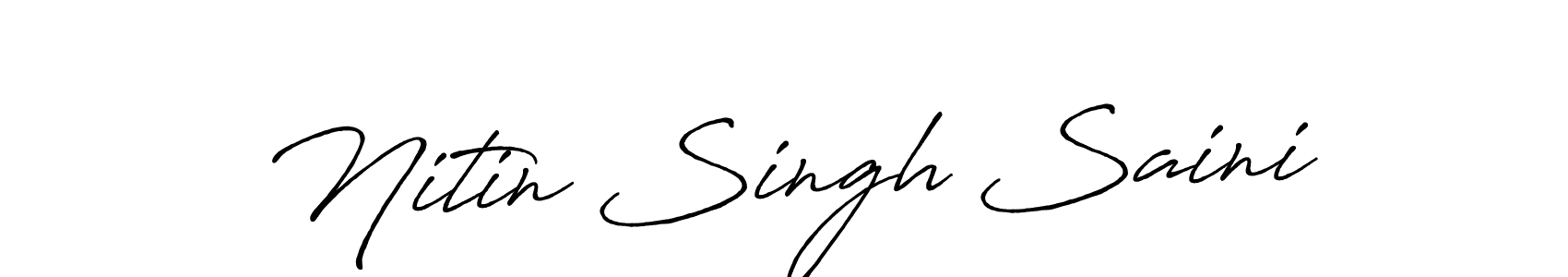 How to make Nitin Singh Saini signature? Antro_Vectra_Bolder is a professional autograph style. Create handwritten signature for Nitin Singh Saini name. Nitin Singh Saini signature style 7 images and pictures png
