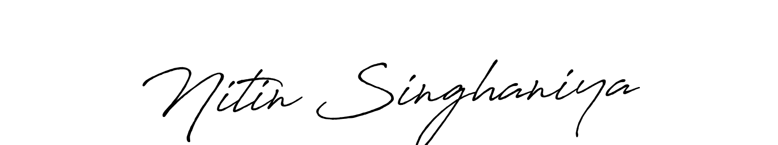 Antro_Vectra_Bolder is a professional signature style that is perfect for those who want to add a touch of class to their signature. It is also a great choice for those who want to make their signature more unique. Get Nitin Singhaniya name to fancy signature for free. Nitin Singhaniya signature style 7 images and pictures png