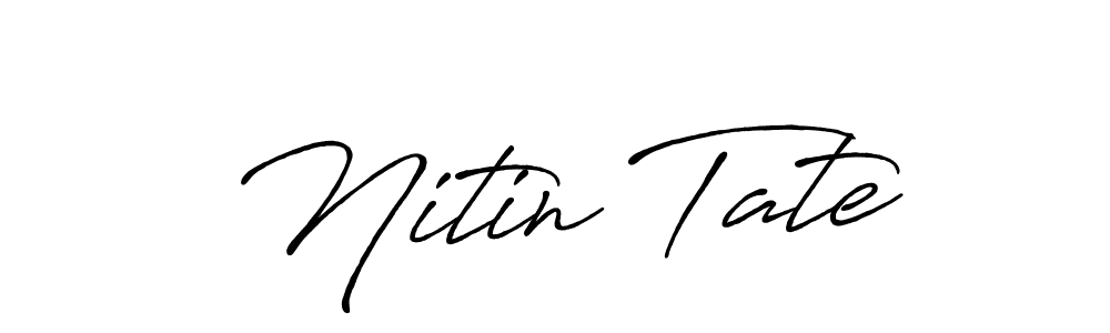 Make a short Nitin Tate signature style. Manage your documents anywhere anytime using Antro_Vectra_Bolder. Create and add eSignatures, submit forms, share and send files easily. Nitin Tate signature style 7 images and pictures png