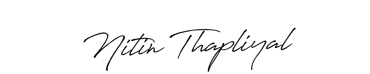 How to Draw Nitin Thapliyal signature style? Antro_Vectra_Bolder is a latest design signature styles for name Nitin Thapliyal. Nitin Thapliyal signature style 7 images and pictures png