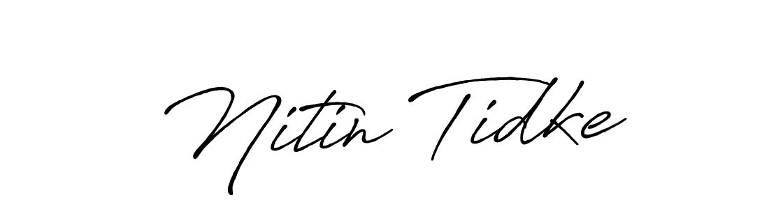 It looks lik you need a new signature style for name Nitin Tidke. Design unique handwritten (Antro_Vectra_Bolder) signature with our free signature maker in just a few clicks. Nitin Tidke signature style 7 images and pictures png